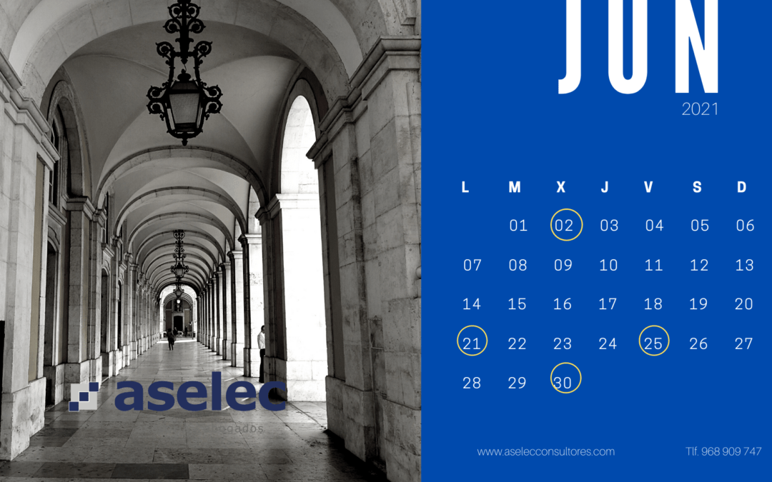 calendario fiscal junio 2021 aselec foto Lisboa