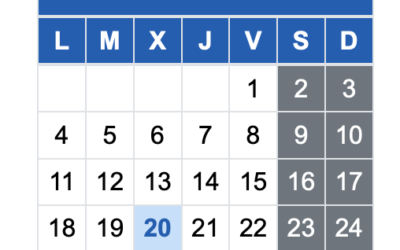 Calendario Fiscal Julio 2022